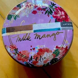 Eden milk mango candle from anthropologie